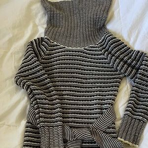 Brown/white sweater. One Clothing Brand